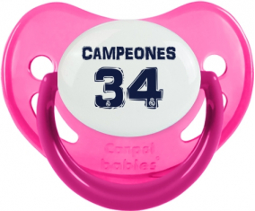 Real Madrid: Campeones 34 Liga diseño-1: Fósforo Rosa Tetin punta fisiológica