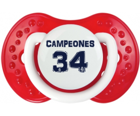 Real Madrid: Campeones 34 Liga diseño-1: Clásico blanco-rojo tetina punta Lovi Dynamic