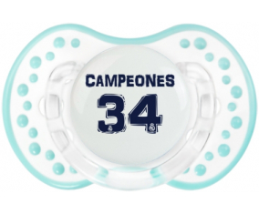 Real Madrid: Campeones 34 Liga design-1: Retro-white-lagoon classic Tetine tip Lovi Dynamic