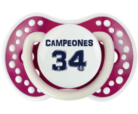 Real Madrid: Campeones 34 Liga diseño-1: Fuchsia fósforo tetina punta Lovi Dynamic