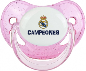 Real Madrid: Campeones 34 Liga design-2: Punta fisiológica de lentejuelas tetinas