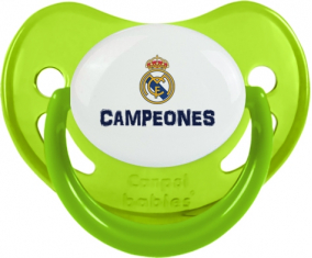 Real Madrid: Campeones 34 Liga diseño-2: Fósforo Verde Tetin punta fisiológica