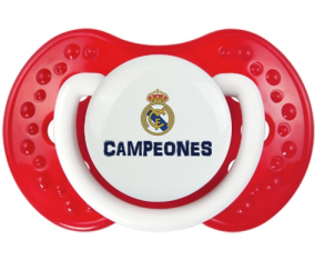 Real Madrid: Campeones 34 Liga diseño-2: Clásico blanco-rojo tetina punta Lovi Dynamic
