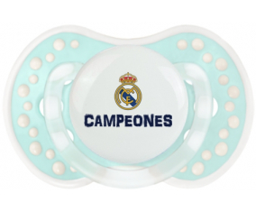 Real Madrid: Campeones 34 Liga design-2: Retro-turquesa-laguna clásica Tetine tip Lovi Dynamic