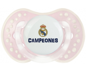 Real Madrid: Campeones 34 Liga diseño-2: Retro-pink-tender clásico Tetine tip Lovi Dynamic
