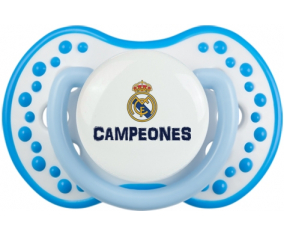 Real Madrid: Campeones 34 Liga design-2: Punta tetina fosforescente blanquiazul Lovi Dynamic