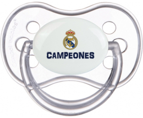 Real Madrid: Campeones 34 Liga design-2: Consejo anatómico tetino clásico transparente