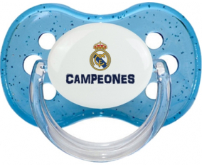 Chupete Real Madrid Campeones 34 Liga diseño-2 Chupete Cereza personnalisée