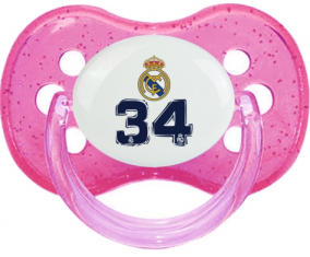 Real Madrid: Campeones 34 Liga design-3: Punta de cereza tetina rosa de lentejuelas