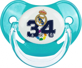 Real Madrid : Campeones 34 Liga diseño-4 : Chupete fisiológico personnalisée