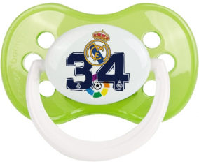 Real Madrid: Campeones 34 Liga diseño-4: Clásico Verde Tetine punta anatómica