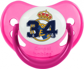 Real Madrid: Campeones 34 Liga diseño-5: Fosforescent Rose Tetin punta fisiológica