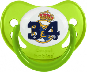Real Madrid: Campeones 34 Liga diseño-5: Fósforo Verde Tetin punta fisiológica