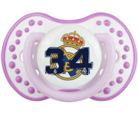Real Madrid: Campeones 34 Liga diseño-5: Clásico White-Mauve Tetine punta Lovi Dynamic