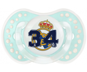 Real Madrid: Campeones 34 Liga diseño-5: Retro-turquesa-laguna clásica tetina punta Lovi Dynamic