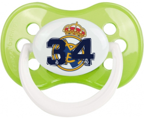 Real Madrid: Campeones 34 Liga diseño-5: Clásico Verde Tetine punta anatómica