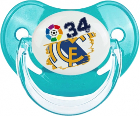 Real Madrid : Campeones 34 Liga diseño-6 : Chupete fisiológico personnalisée