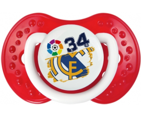 Real Madrid: Campeones 34 Liga diseño-6: Clásico blanco-rojo tetina punta Lovi Dynamic