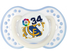 Real Madrid: Campeones 34 Liga diseño-6: Clásico Blanco-cian Tetine punta Lovi Dynamic