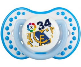 Real Madrid: Campeones 34 Liga design-6: Punta tetina fosforescente blanquiazul Lovi Dynamic