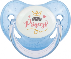 Mi pequeño diseño princesa-2: Punta fisiológica tetina de lentejuelas azules