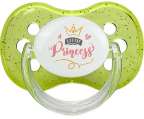 Mi pequeño diseño princesa-2: Punta de cereza tetina verde de lentejuelas