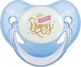 Mi pequeño diseño princesa-3: Punta fisiológica tetina de lentejuelas azules