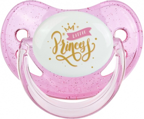 Mi pequeño diseño princesa-3: Punta fisiológica tetina rosa de lentejuelas