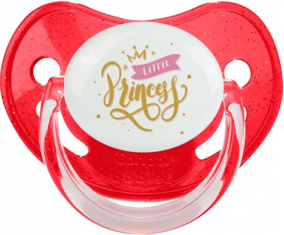 Mi pequeño diseño princesa-3: Punta fisiológica tetina de lentejuelas rojas