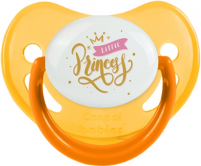 Mi pequeño diseño princesa-3: Punta fisiológica tetina amarilla fosforescente