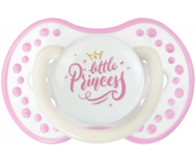 Mi pequeño diseño princesa-4: Punta tetina de color blanco-rosa fosforescente Lovi Dynamic