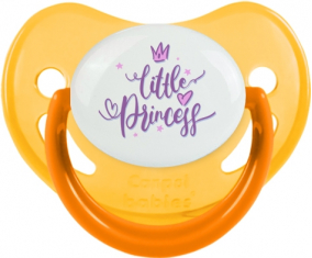 Mi pequeño diseño princesa-5: Punta fisiológica tetina amarilla fosforescente