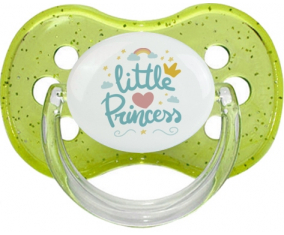 Mi pequeño diseño princesa-6: Punta de cereza tetina verde de lentejuelas