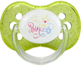Mi pequeño diseño princesa-7: Punta de cereza tetina verde de lentejuelas