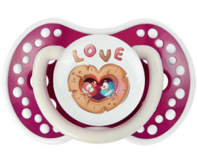 Animales divertidos Búhos Amor: Fuchsia fósforo tetina punta Lovi Dynamic