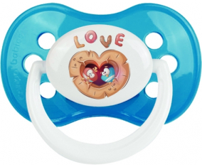 Funny Animals Owls Love: Punta anatómica Cyan Classic Tetin