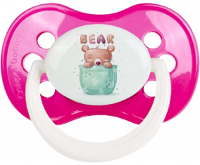 Funny Animals Bear: Clásica punta anatómica tetina rosa oscuro