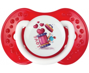 Funny Animals Love Design-1: Classic White-Red Tetine Tip Lovi Dynamic