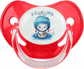 Fun Animals Fishing: Punta fisiológica tetina de lentejuelas rojas