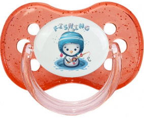 Fun Animals Fishing: Punta de cereza tetina de lentejuelas rojas