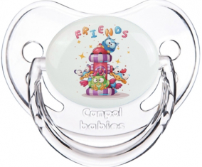 Funny Animals Friends: Consejo fisiológico tetino clásico transparente