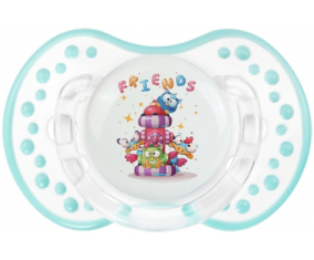 Funny Animals Friends: Retro-white-lagoon clásico Tetine tip Lovi Dynamic