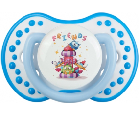 Funny Animals Friends: Punta tetina azul blanco fosforescente Lovi Dynamic