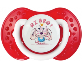 Hola hermano animales divertidos! : Clásico punta tetina de color rojo blanco Lovi Dynamic