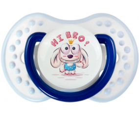 Hola hermano animales divertidos! En: Punta tetina clásica azul marino-blanco Lovi Dynamic