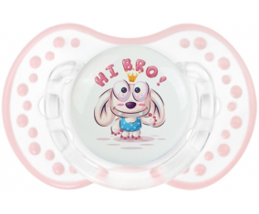Hola hermano animales divertidos! : Punta tetina retro-blanca-rosa-tierna Lovi Dynamic