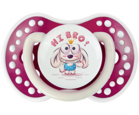 Hola hermano animales divertidos! : Punta de tetina fosforescente Fuchsia Lovi Dynamic