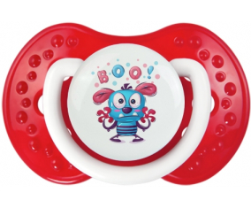 ¡Animales graciosos Boo! : Clásico punta tetina de color rojo blanco Lovi Dynamic