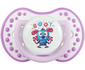 ¡Animales graciosos Boo! : Clásico punta tetina de color blanco-malva Lovi Dynamic