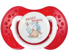 Fun Animals Brake Dance: Clásica punta tetina blanco-rojo Lovi Dynamic
